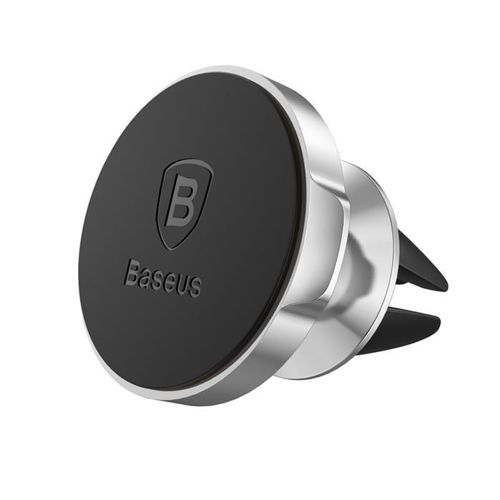 Baseus Small Ears Series magnetyczny uchwyt samochodowy na nawiew kratkę wentylacyjną srebrny (SUER-A0S)