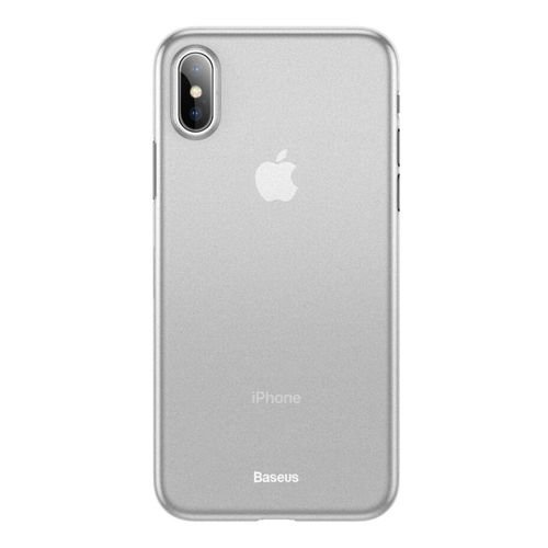 Baseus Wing Case ultracienkie etui pokrowiec iPhone X / XS biały (WIAPIPH58-E02)