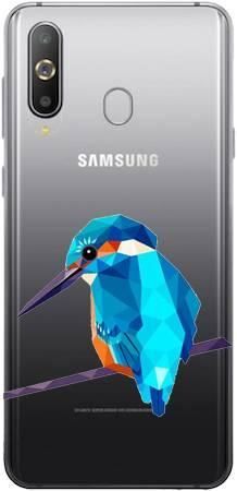 Boho Case Samsung Galaxy A60 ptaszek symetryczny