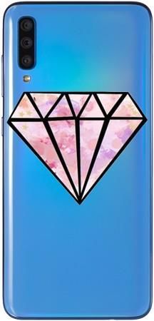 Boho Case Samsung Galaxy A70 diament różowy