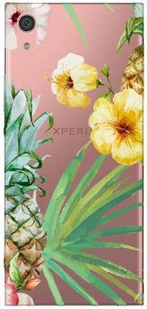 Boho Case Sony Xperia XA1 kwiaty i ananasy