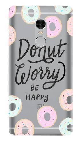 Boho Case XIAOMI Redmi Note 4x donut worry be happy