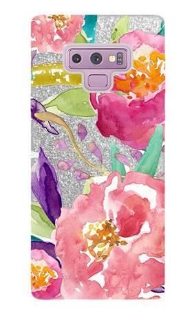 Etui Brokat SHINING kwiaty flamingi na Samsung Galaxy Note 9