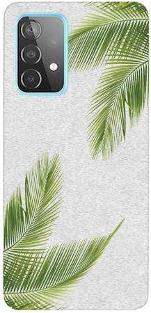 Etui Brokat SHINING liście palmowe na Samsung Galaxy A52 5G