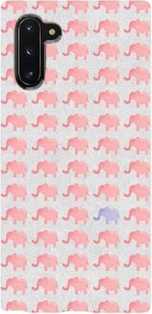 Etui Brokat SHINING różowe słonie na Samsung Galaxy NOTE 10