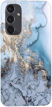 Etui ROAR JELLY błękitny marmur na Samsung Galaxy A34 5G