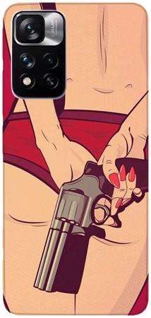 Etui ROAR JELLY kobiecy pistolet na Xiaomi Redmi NOTE 11 PRO+ / Poco X4 NFC