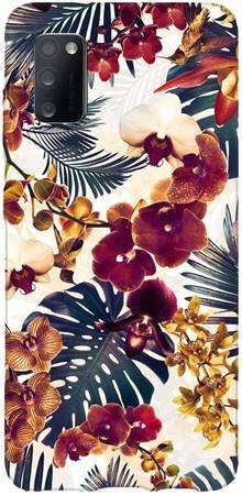 Etui ROAR JELLY tropikalne kwiaty na Samsung Galaxy A41