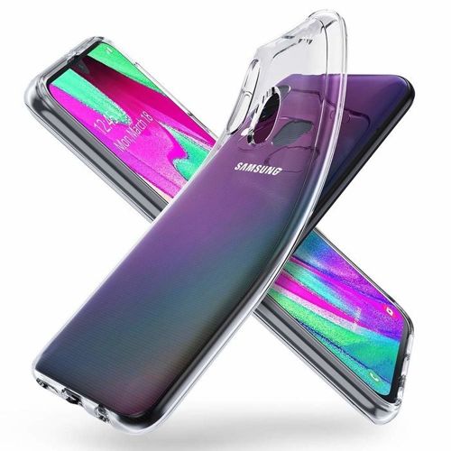 Etui Roar colorful Samsung Galaxy A40 transparentne