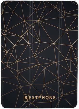 Etui SMARTCASE PC złota geometria na Samsung Galaxy Tab A7 10.4'