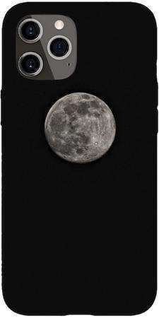 Etui SPIGEN Liquid Crystal czarny księżyc na Apple iPhone 12 / iPhone 12 PRO