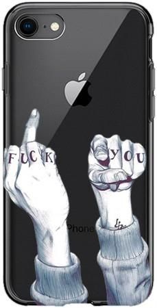 Etui SPIGEN Liquid Crystal fuck you na Apple iPhone 7 / iPhone 8 / iPhone SE 2020 / iPhone SE 2022