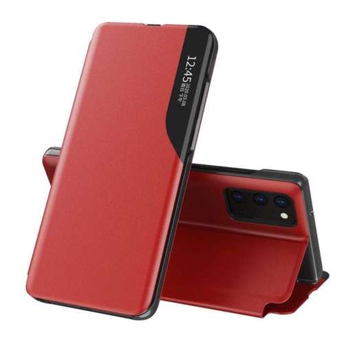 Etui Samsung Galaxy A12 / M12 Flip Leather Smart View czerwone