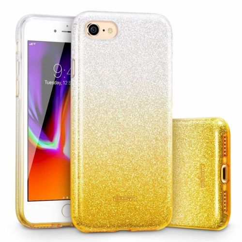 Etui Samsung Galaxy A51 Brokat Glitter srebrno-złote
