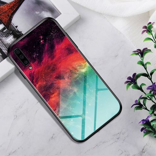 Etui Samsung Galaxy A70 Szklane Glass case Gradient Color nebula