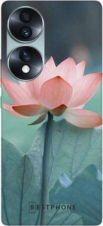 Etui kwiat pudrowy na Huawei Honor 70