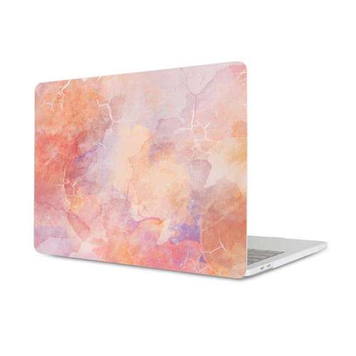 Etui marmur pomarańczowy na Apple Macbook PRO 16 A2141