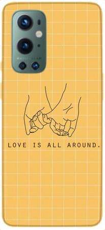 Etui na walentynki love is all around na OnePlus 9