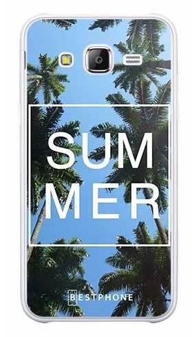 Etui palmy summer na Samsung Galaxy J5