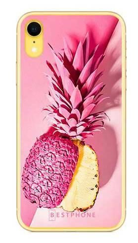Etui pudrowy ananas na Apple iPhone XR