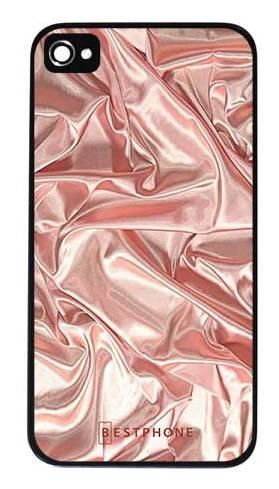 Etui różowy atłas na Apple IPhone 4 \ iPhone 4S