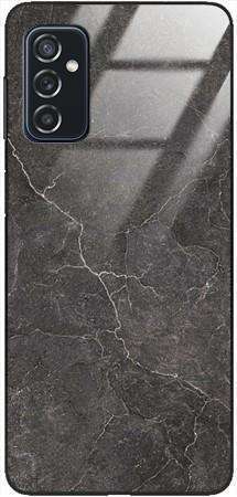 Etui szklane GLASS CASE marmur granit szary Samsung Galaxy M52 5G 