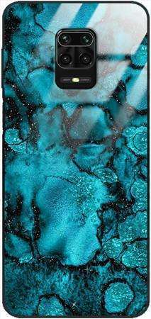 Etui szklane GLASS CASE marmur plamki Xiaomi Redmi NOTE 9S / Redmi NOTE 9 PRO 