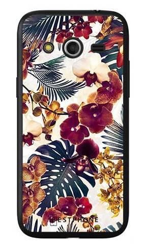 Etui tropikalne kwiaty na Samsung Galaxy Core LTE