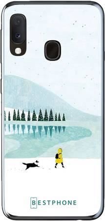 Etui zimowy spacer na Samsung Galaxy A20e