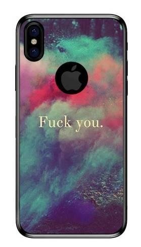 Foto Case Apple Iphone X fuck you kolory