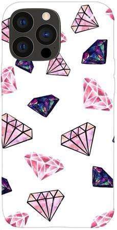 Foto Case Apple iPhone 13 PRO różowe diamenty