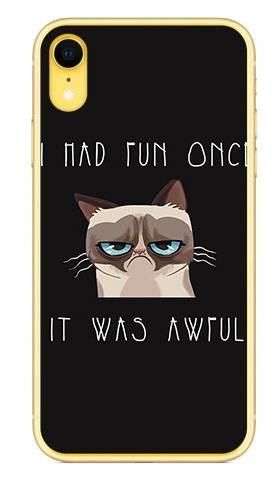 Foto Case Apple iPhone XR grumpy cat