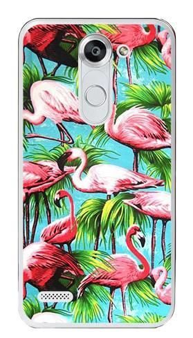 Foto Case LG X MACH flamingi i palmy