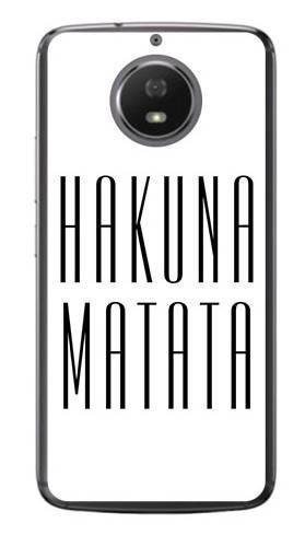 Foto Case Motorola Moto G5s HAKUNA MATATA