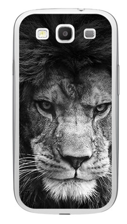 Foto Case Samsung GALAXY S3 i9300 Czarno-biały lew