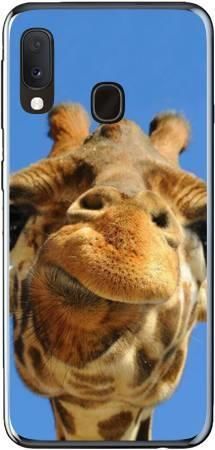 Foto Case Samsung Galaxy A20e śmieszka żyrafa