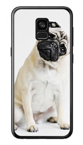 Foto Case Samsung Galaxy A8 Plus 2018 zaintrygowany mops