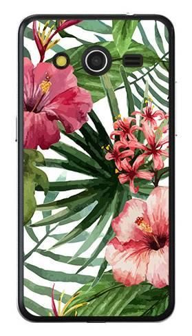 Foto Case Samsung Galaxy CORE 2 G3559 kwiaty tropikalne