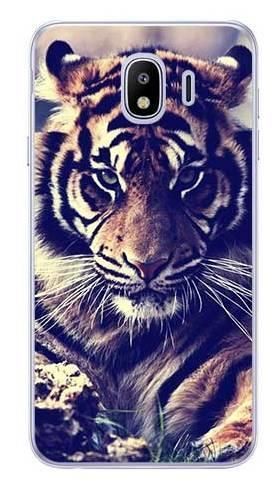 Foto Case Samsung Galaxy J4 mroczny tygrys