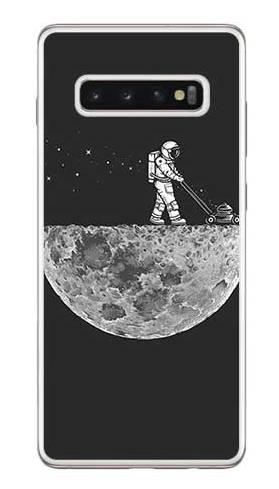 Foto Case Samsung Galaxy S10 Plus astronauta i księżyc