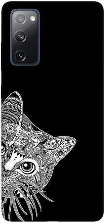 Foto Case Samsung Galaxy S20 FE biało czarny kot