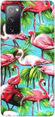 Foto Case Samsung Galaxy S20 FE flamingi i palmy