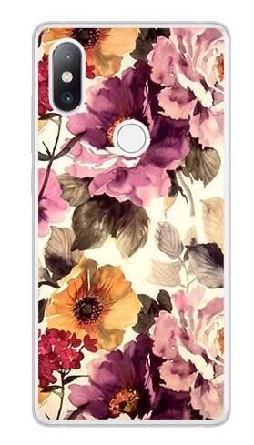 Foto Case Xiaomi Mi Mix 2s kwiaty akwarela