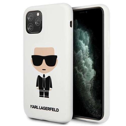 Karl Lagerfeld KLHCN65SLFKWH iPhone 11 Pro Max hardcase biały/white Silicone Iconic