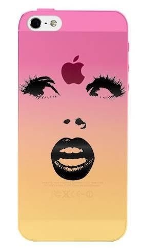 Ombre Case Apple Iphone 5 usta oczy nos