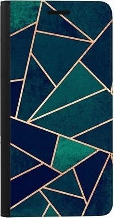 Portfel DUX DUCIS Skin PRO geometria turkus na Huawei P Smart 2020