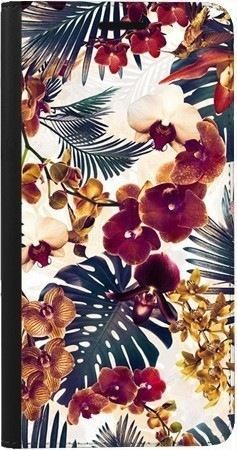 Portfel DUX DUCIS Skin PRO tropikalne kwiaty na Samsung Galaxy A40