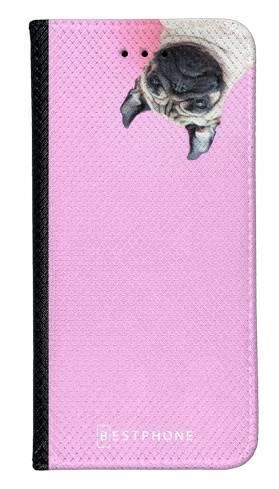 Portfel Wallet Case Nokia 2.3 mops na różowym