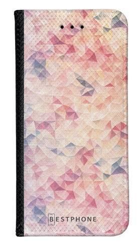 Portfel Wallet Case Samsung Galaxy A10e różowe trójkąciki