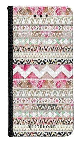Portfel Wallet Case Samsung Galaxy A12 różowy aztec